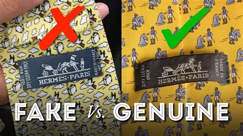 how to spot a fake hermes tie|hermes ties real or fake.